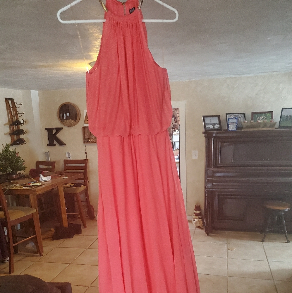 MSK Salmon Pink Dress